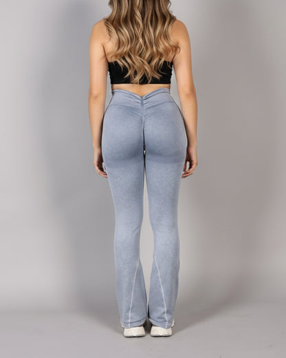 Calza Flare Mujer con Corte en V y  Push Up Moldeadora - YJ290