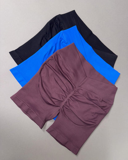Short Deportivo Seamless Push Up Pretina V Mujer - YJ324