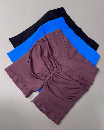 Short Deportivo Seamless Push Up Pretina V Mujer - YJ324