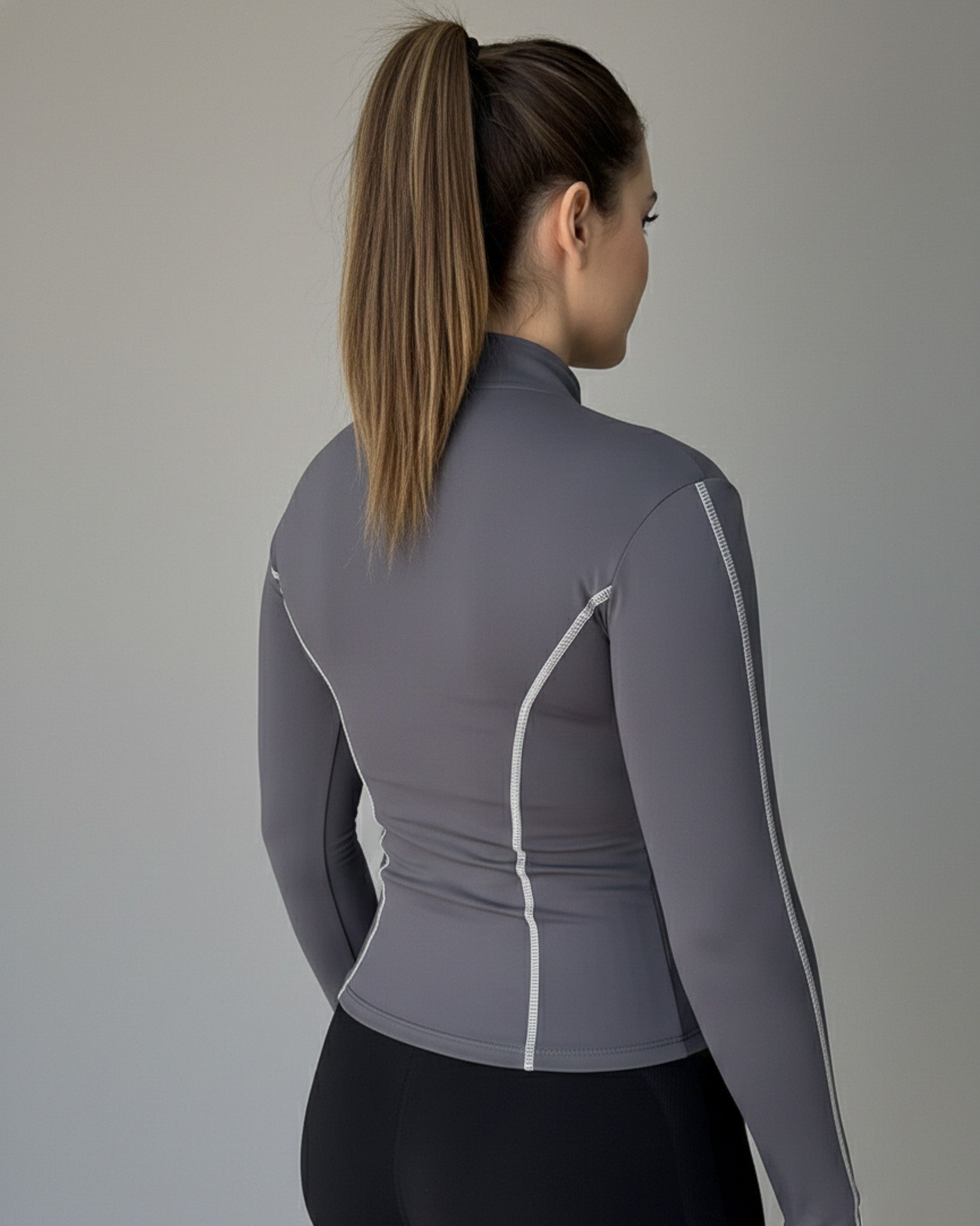 Chaqueta Deportiva Corte Ajustado For Mujer Estiliza - JC059018