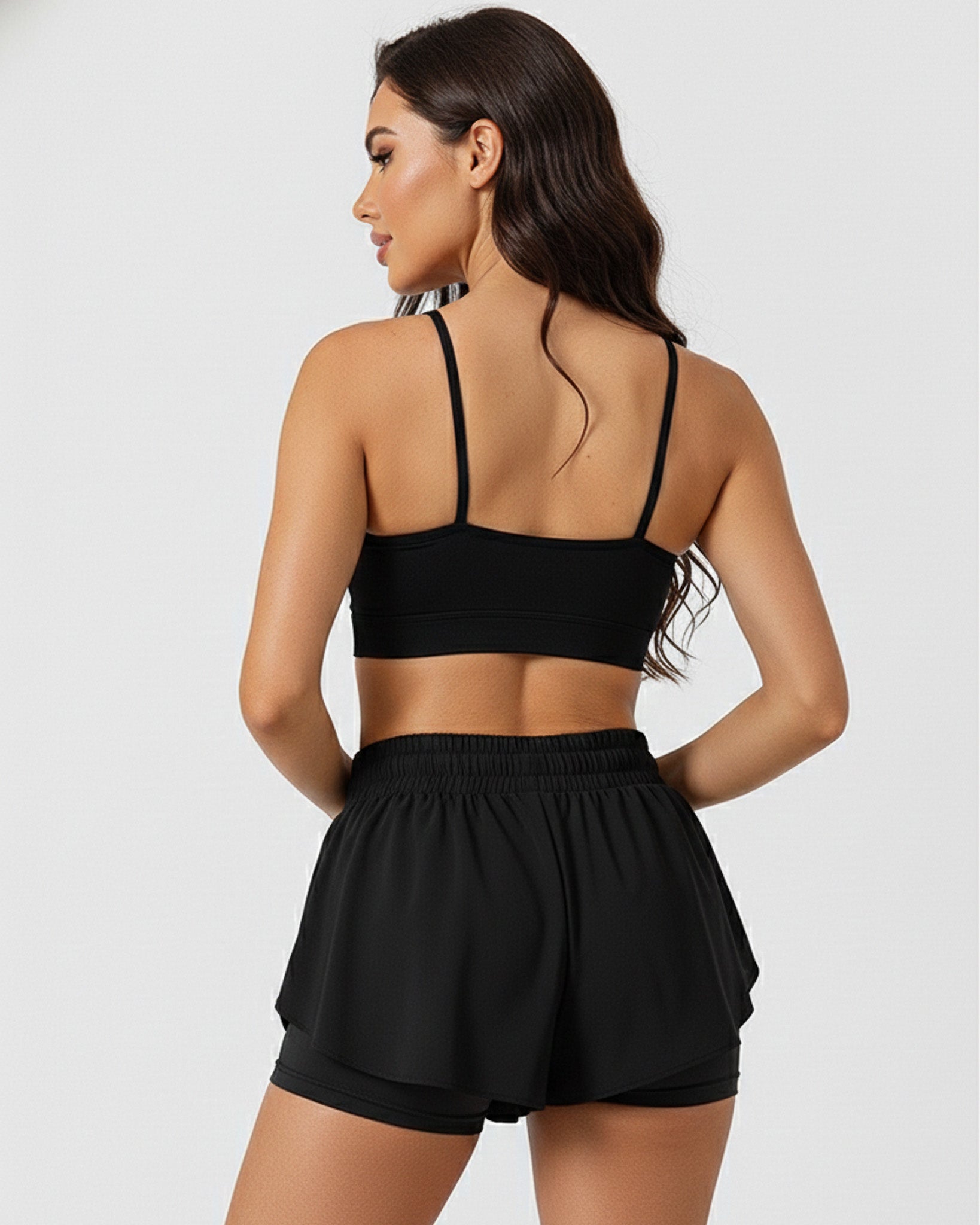 Short Doble Deportivo Para Dama Fitness - YK37147