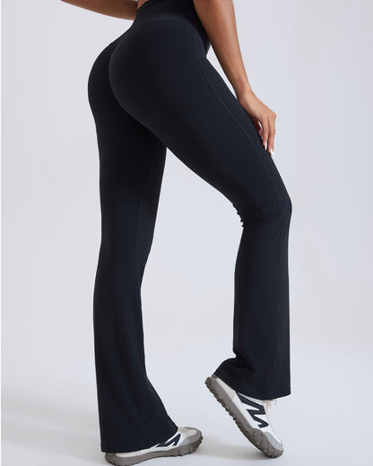 Calza Deportiva Mujer Flare Tiro Alto Elasticada Fitness - JC527034