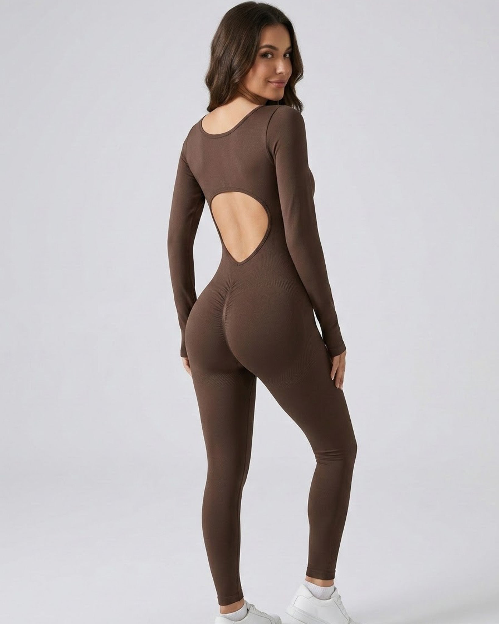 Enterizo Moldeador Manga Larga - Sexy Back & Push Up Pro - YJ232