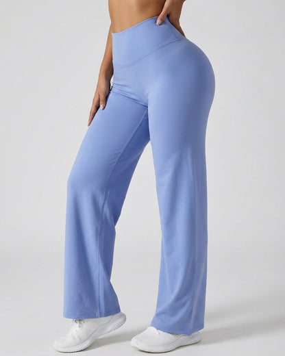 Pantalon Palazzo Baggy Mujer Tiro Alto Calidad Pro -A344