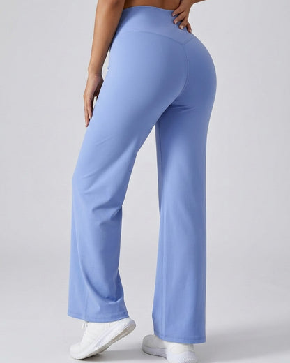 Pantalon Palazzo Baggy Mujer Tiro Alto Calidad Pro -A344