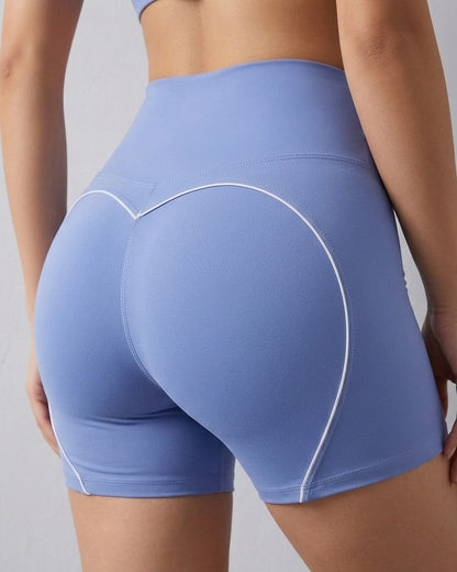 Short Mujer Levanta Cola Con Lineas Blancas Moldeadora Pro - A347