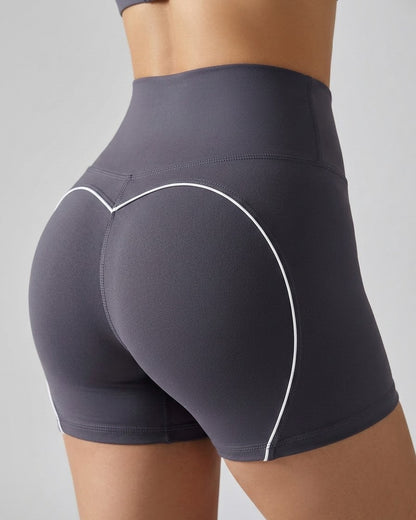 Short Mujer Levanta Cola Con Lineas Blancas Moldeadora Pro - A347