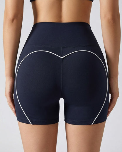 Short Mujer Levanta Cola Con Lineas Blancas Moldeadora Pro - A347