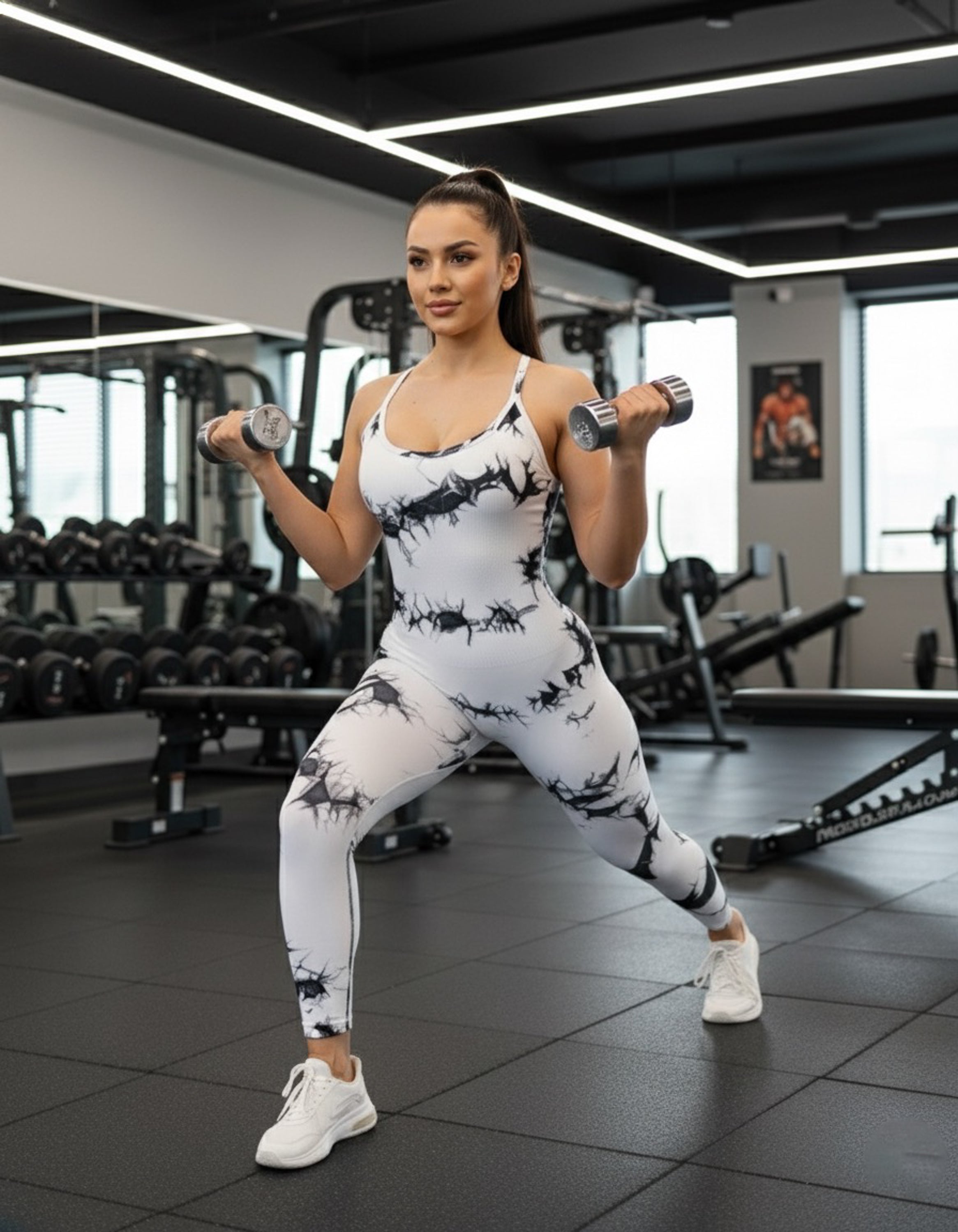 Enterito Largo Tie Dye Mujer Deportivo - 60037