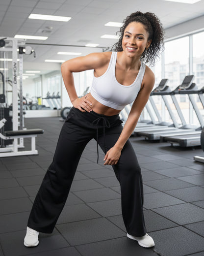 Pantalon Palazo con Bolsillos delanteros Activa