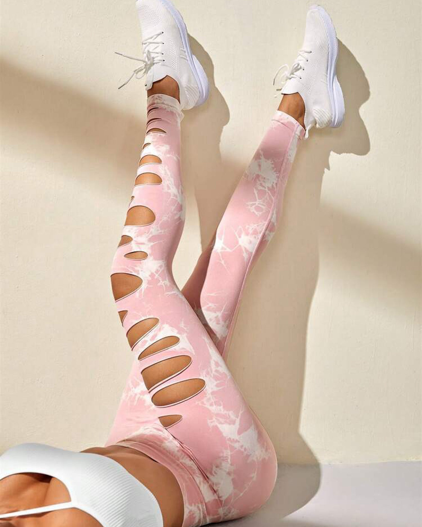 Leggings Deportivos Mujer Para Yoga Tie-dye Gym Mujer Hy001