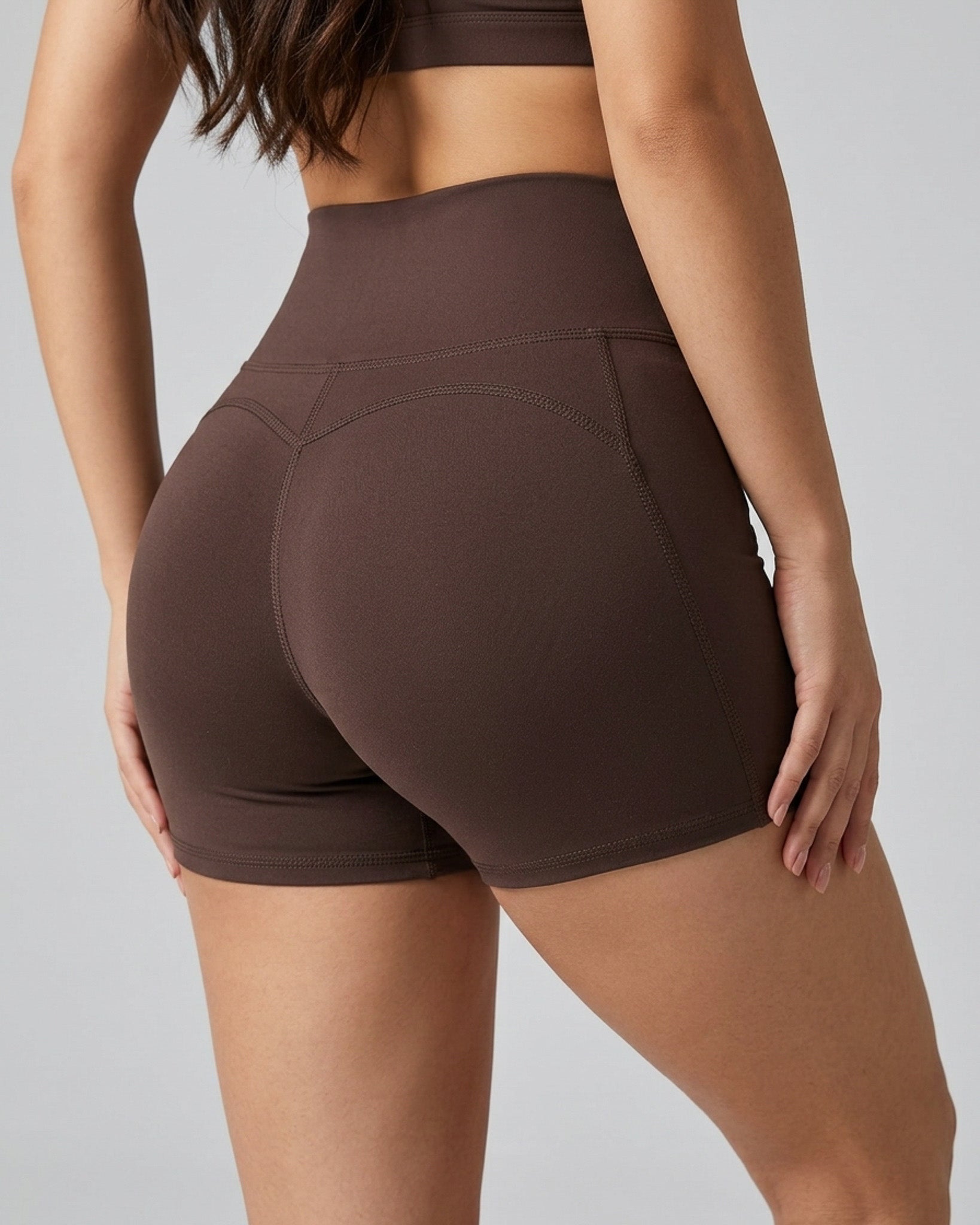 Short Efecto Pum Pum Corazón Realce Extremo y Tiro Alto - A351