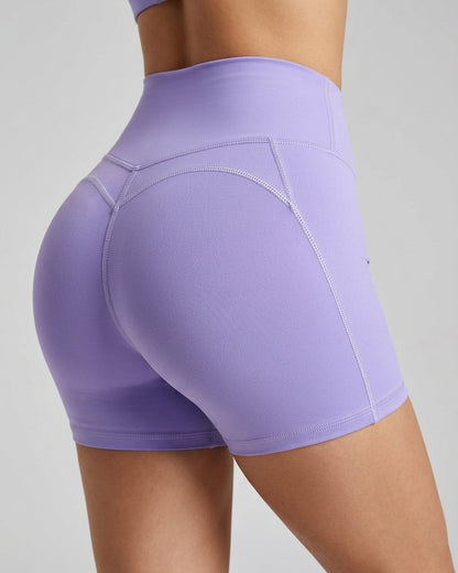 Short Efecto Pum Pum Corazón Realce Extremo y Tiro Alto - A351