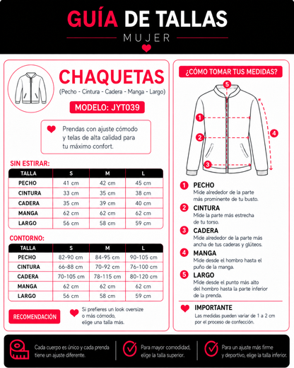 Chaqueta Sport Pro Viral: Cierre, Bolsillos y Calce Fit - JYT039