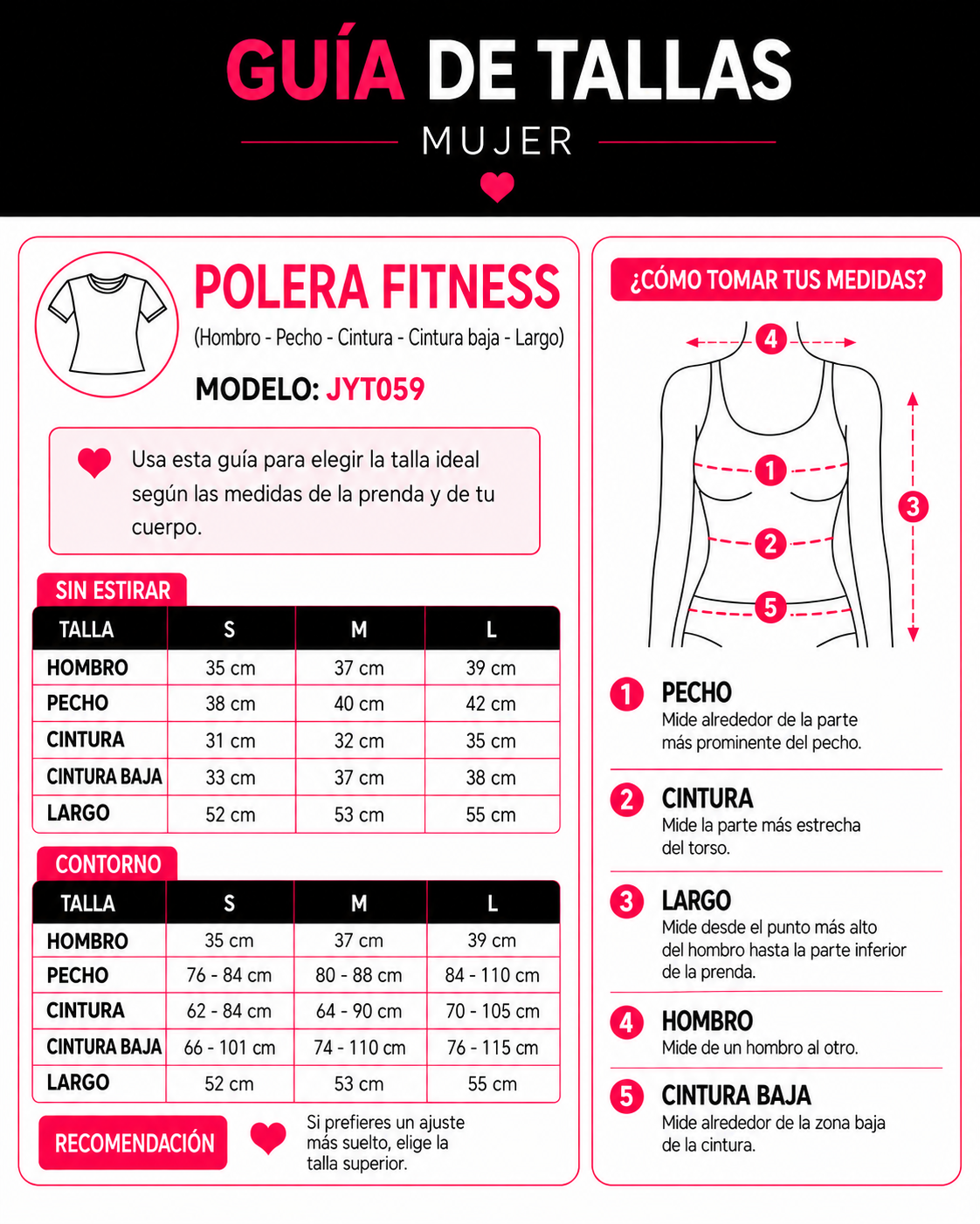Polera Deportiva con Cierre Mujer Compresión Manga Corta Gym - JYT059