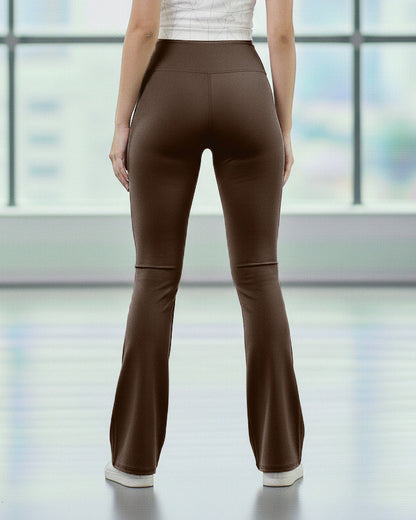 Calza Deportiva Mujer Flare Tiro Alto Elasticada Fitness - JC527034