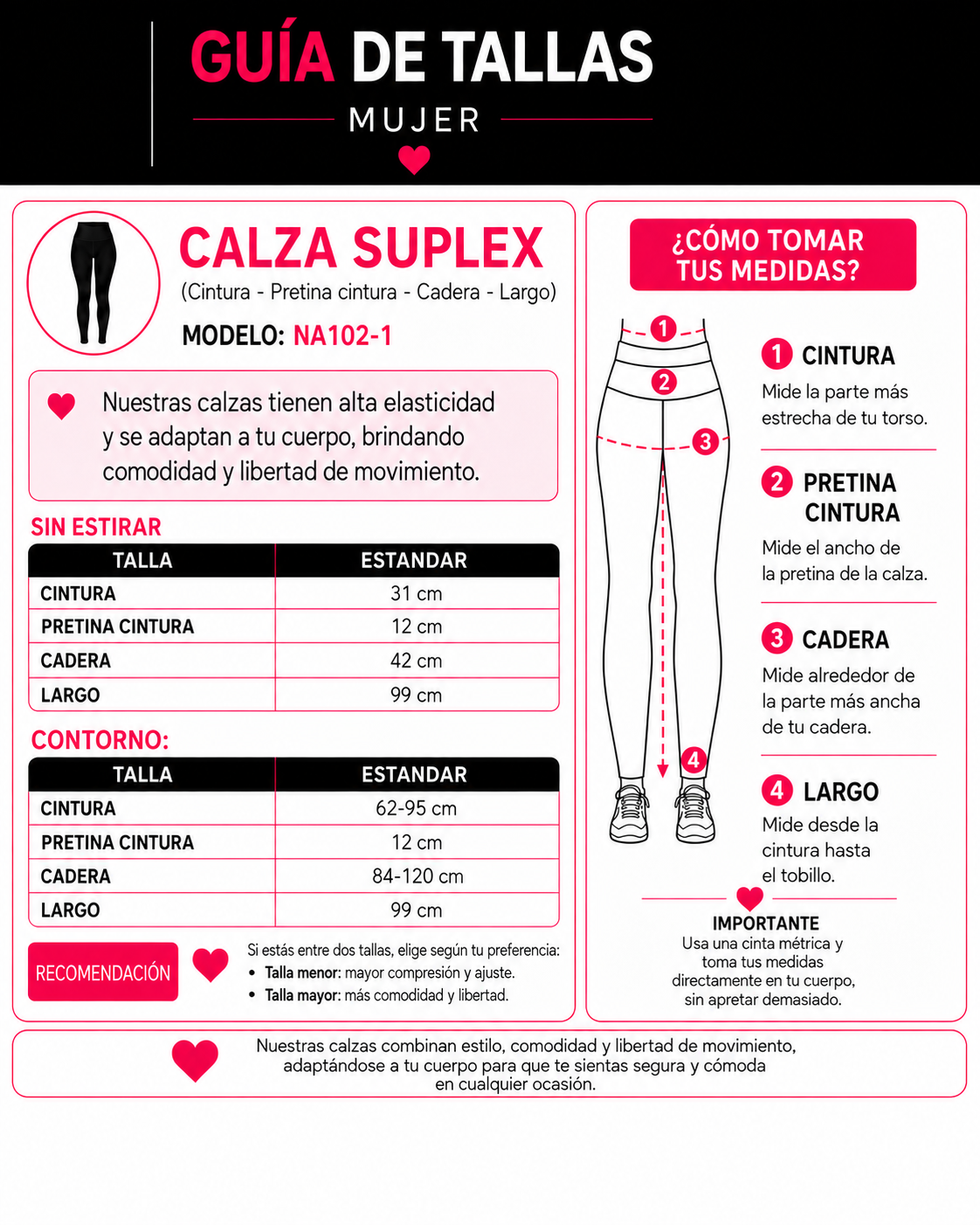 Calza deportiva Suplex Torero Control Abdomen