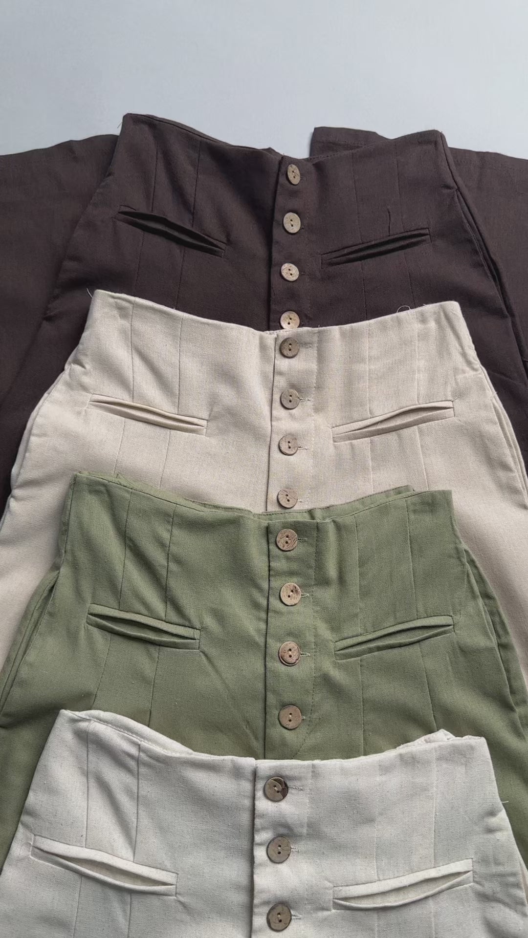 Pantalon Palazzo Mujer Cintura Alta - Verano - ZM2524