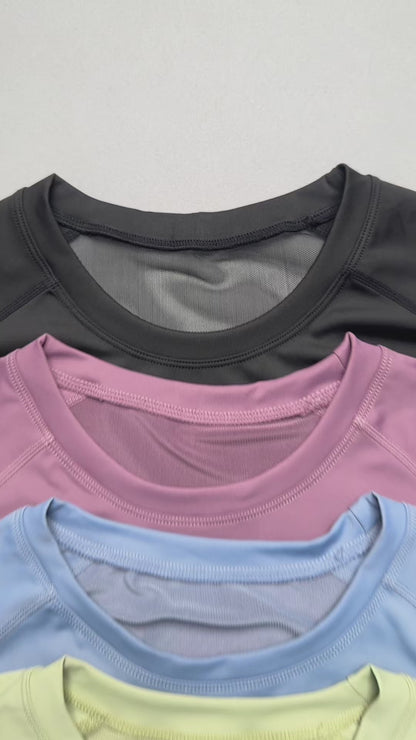 Polera Clasica Mujer Mangas Cortas Con Detalle Espalda - JYT019