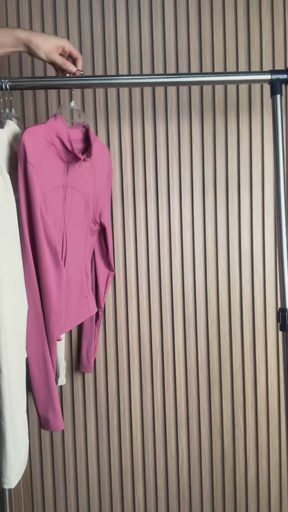 Chaqueta Deportiva Mujer Ajustada Gym Fitness con Bolsillos - JC059019