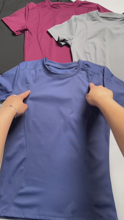 Polera Deportiva Mujer Manga Corta Elasticado - JYT012