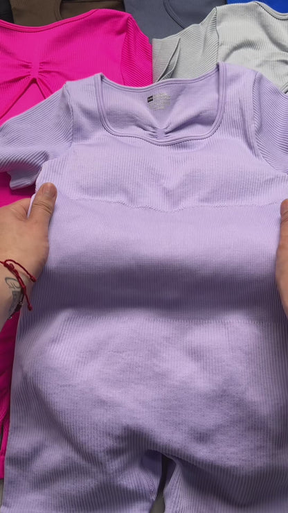 Enterito Corto Mujer Push Up sin Costuras Moldeador - YJ263