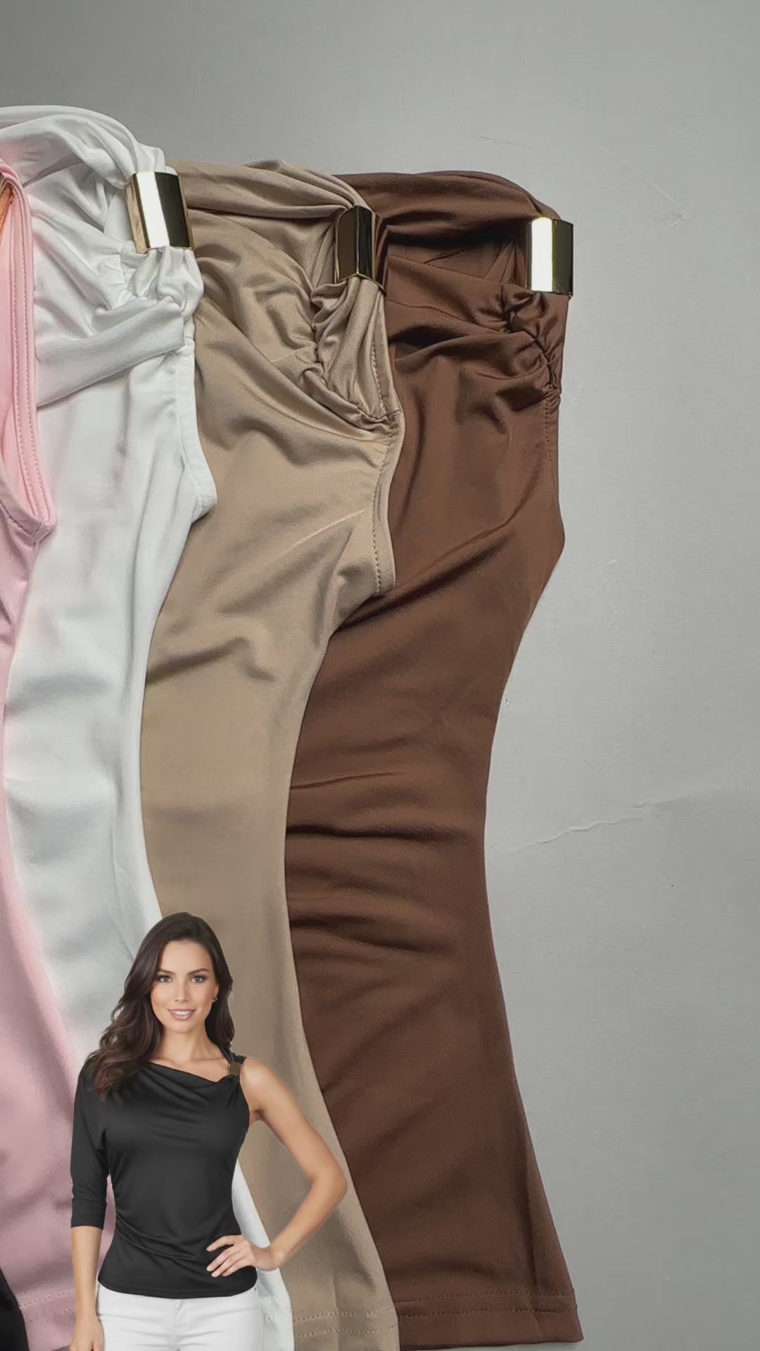 Blusa For Mujer con Un Hombro Caido - HG25005