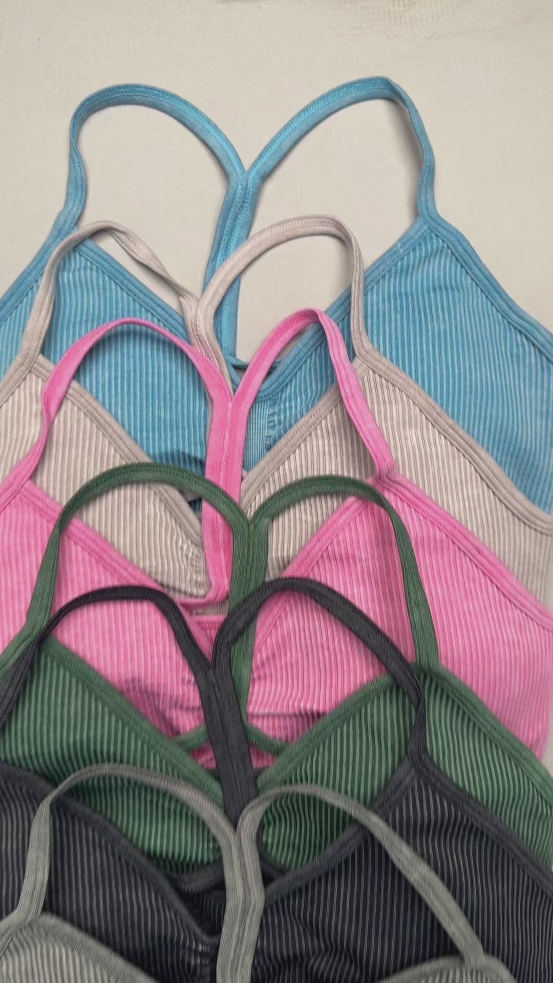 Conjunto Deportivo Calza Larga Y Peto Rib Prelavado Push Up