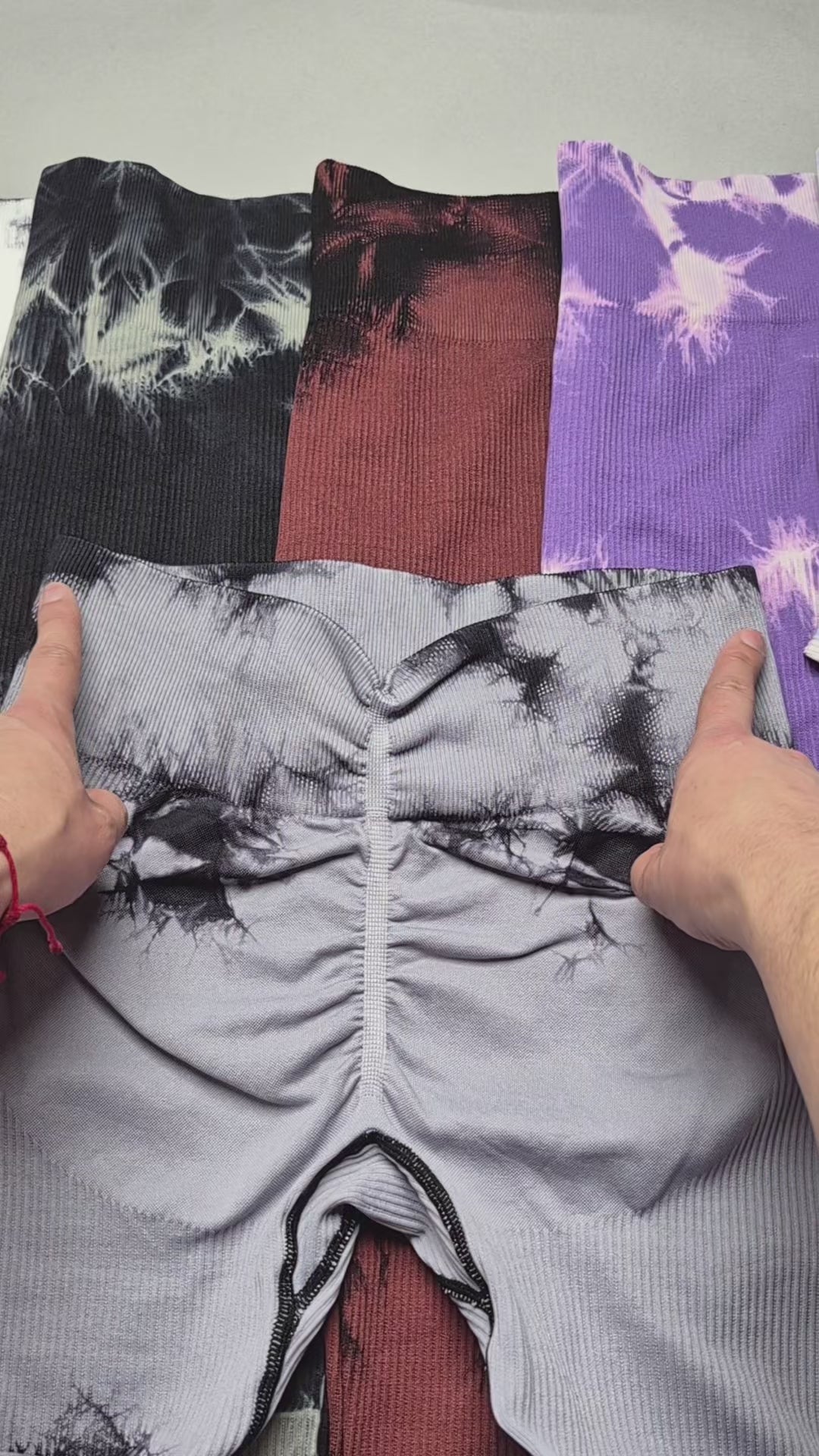 Calza Mujer Rib tie dye Levanta cola - YJ201