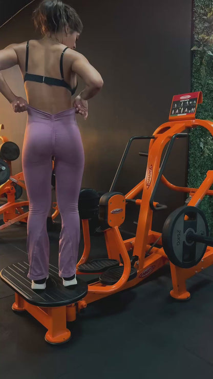 Calza Flare Mujer con Corte en V y  Push Up Moldeadora - YJ290