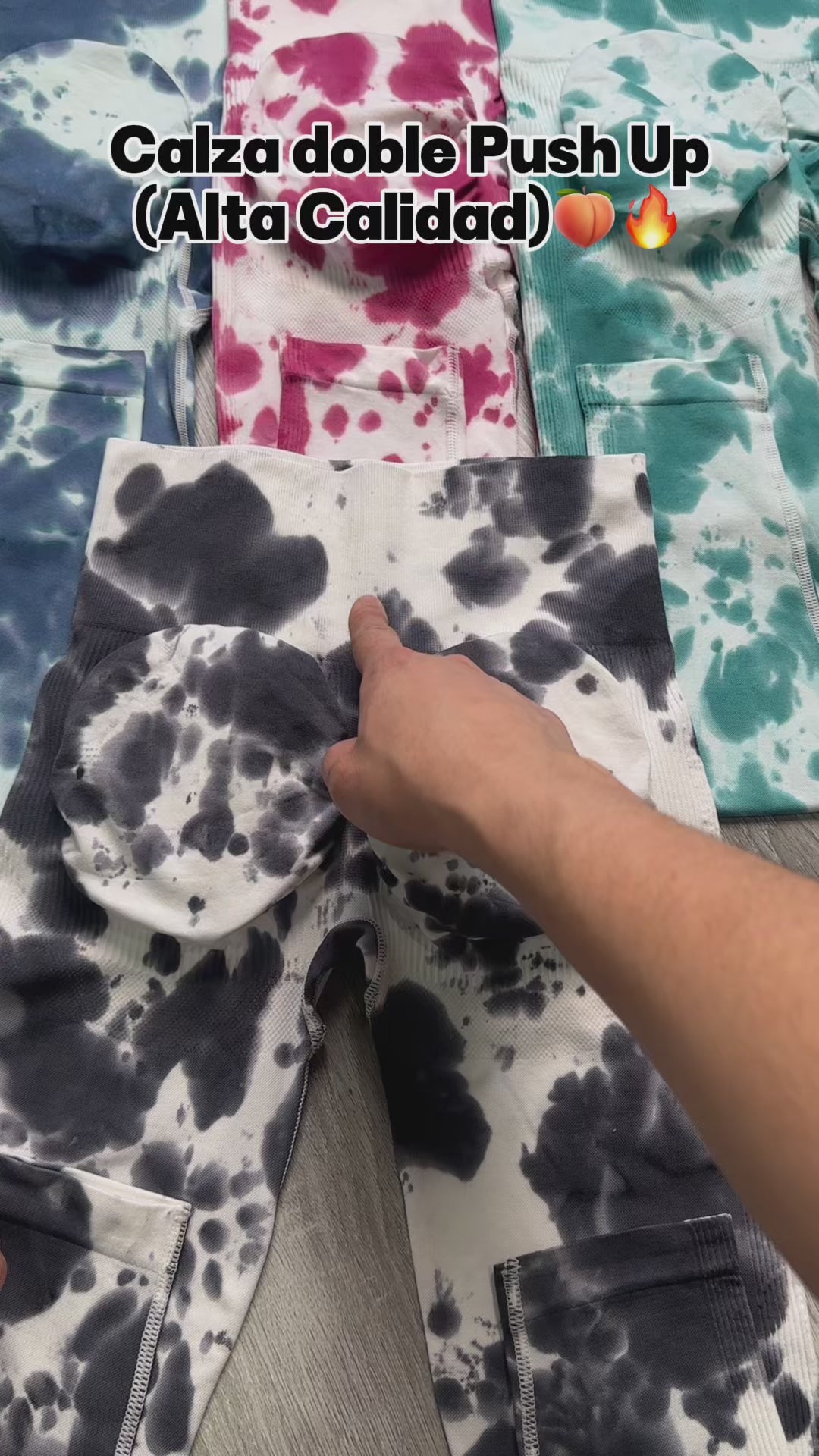 Pack 2 Calza Deportiva Sin Costura Push Up - Bx107