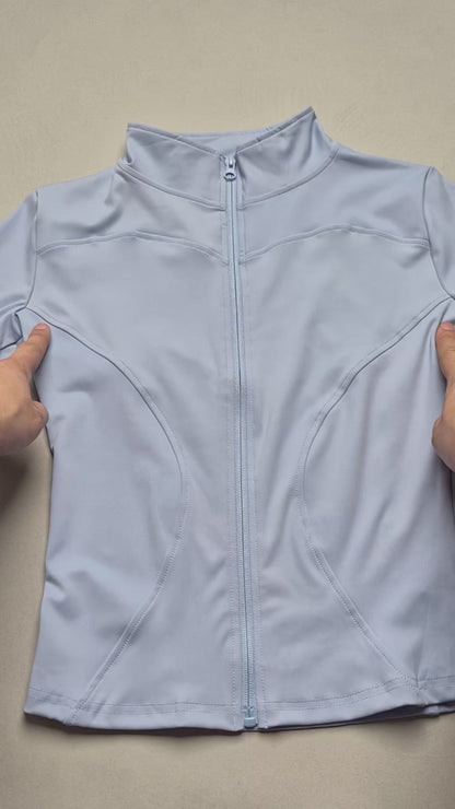 Polera Deportiva Mujer con Cierre SportFlex - JYMW040