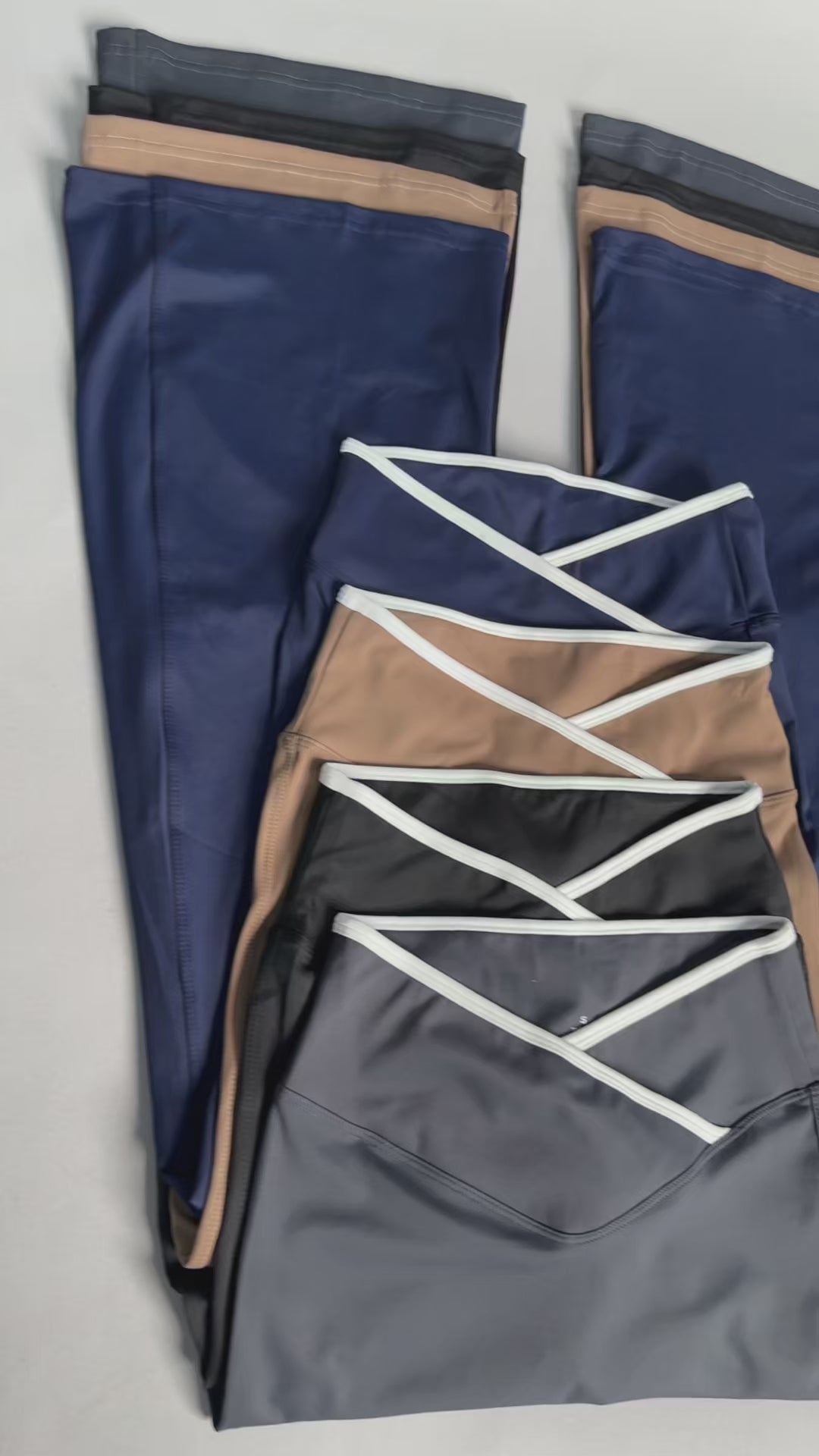 Conjunto Deportivo Para Mujer De Top Y Calza Flare  Yk37030