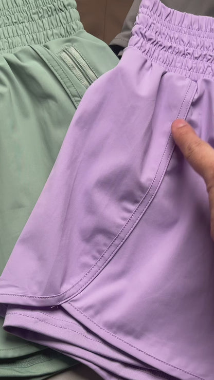 Short Doble Deportivo Mujer con Bolsillo - YJ244