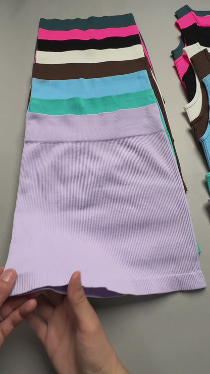 Conjunto Deportivo Peto y Falda Mujer - YJ155