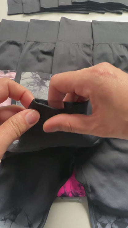 Conjunto Deportivo Mujer Levanta Gluteos Push Up Tie Dye - YJ166