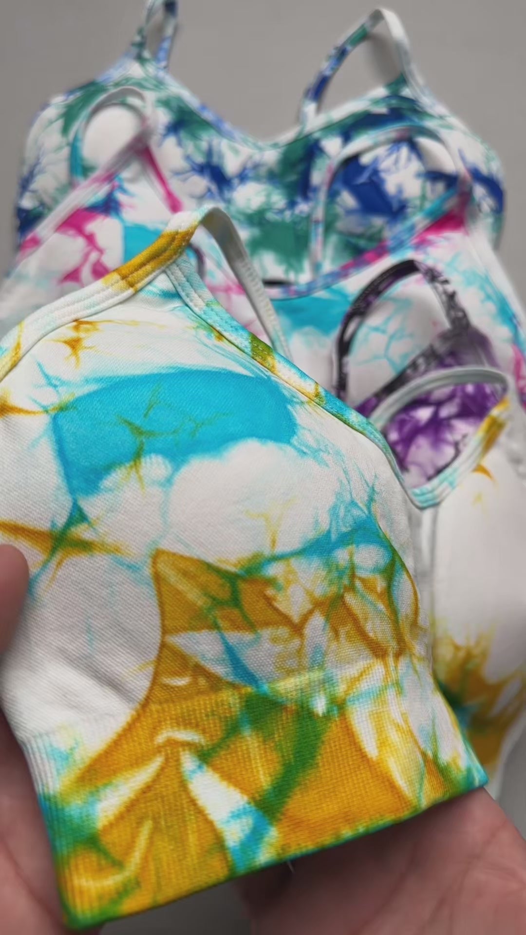 Conjunto Deportivo Mujer Tie Dye Largo Levanta Cola - MY051