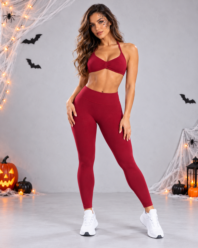 Set Deportivo Mujer Calza Leggings y Top Peto Impact - FX11