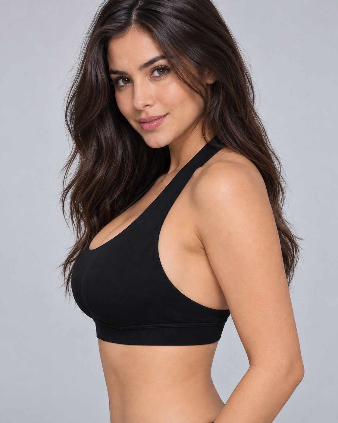 Top Peto Deportivo Mujer Cuello Espalda Descubierta - YJ333