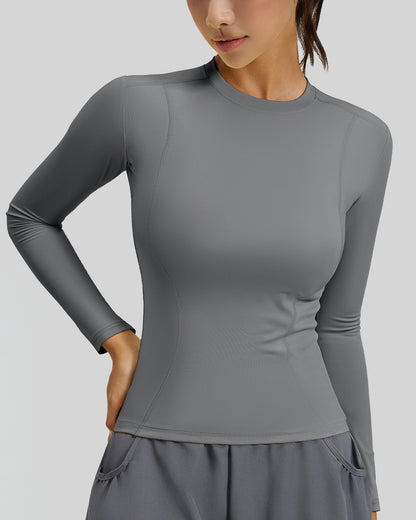 Polera Manga Larga Dry Fit Pro: Calce Slim y Secado Rápido - JYT028