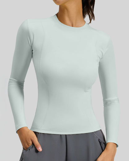 Polera Manga Larga Dry Fit Pro: Calce Slim y Secado Rápido - JYT028