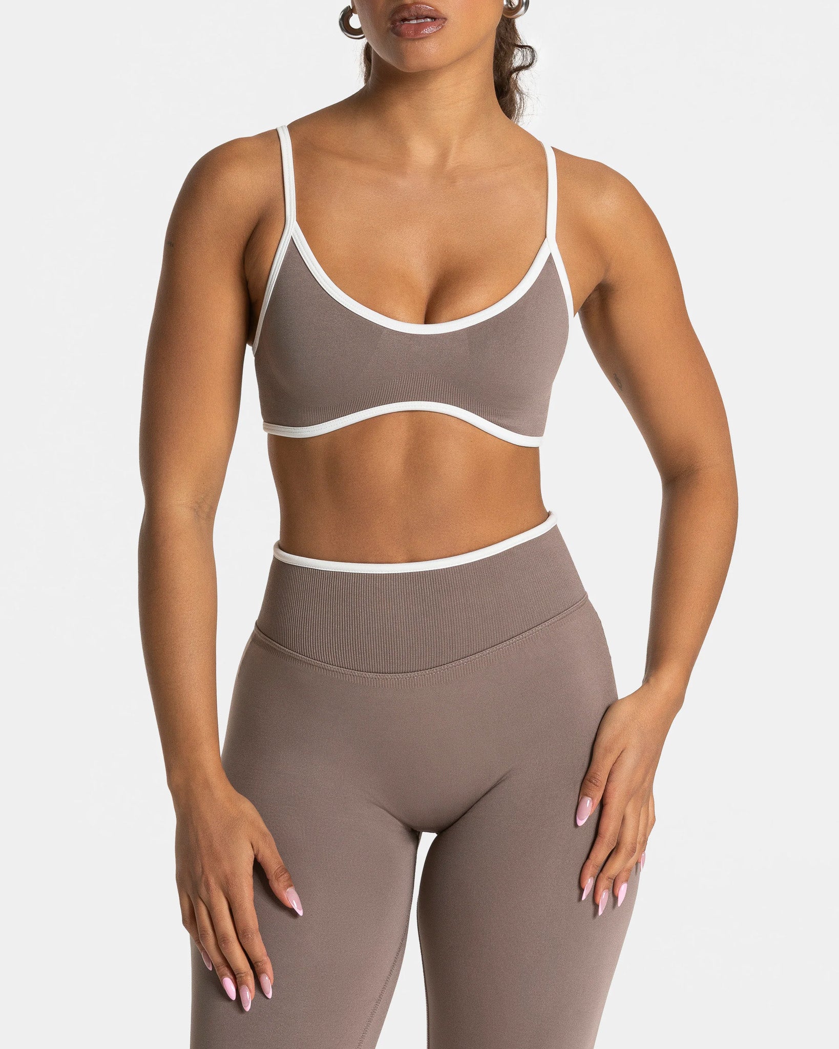 Conjunto Deportivo 2 Piezas Mujer Top Peto y Calza Leggings Gym - FX02