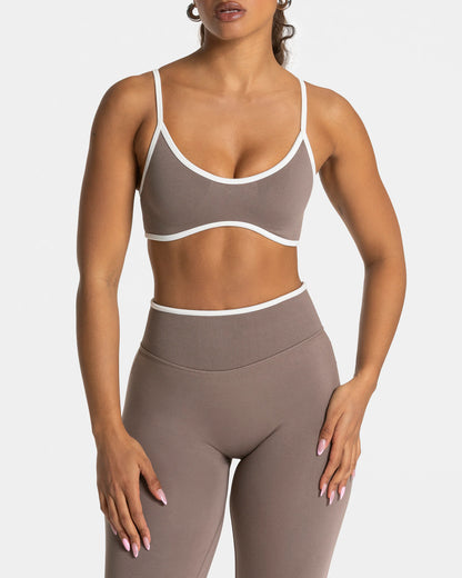 Conjunto Deportivo 2 Piezas Mujer Top Peto y Calza Leggings Gym - FX02