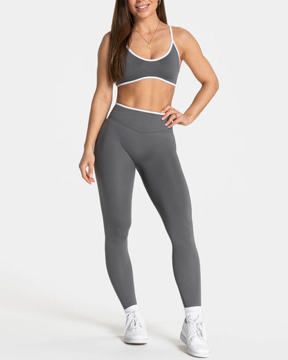 Conjunto Deportivo 2 Piezas Mujer Top Peto y Calza Leggings Gym - FX02