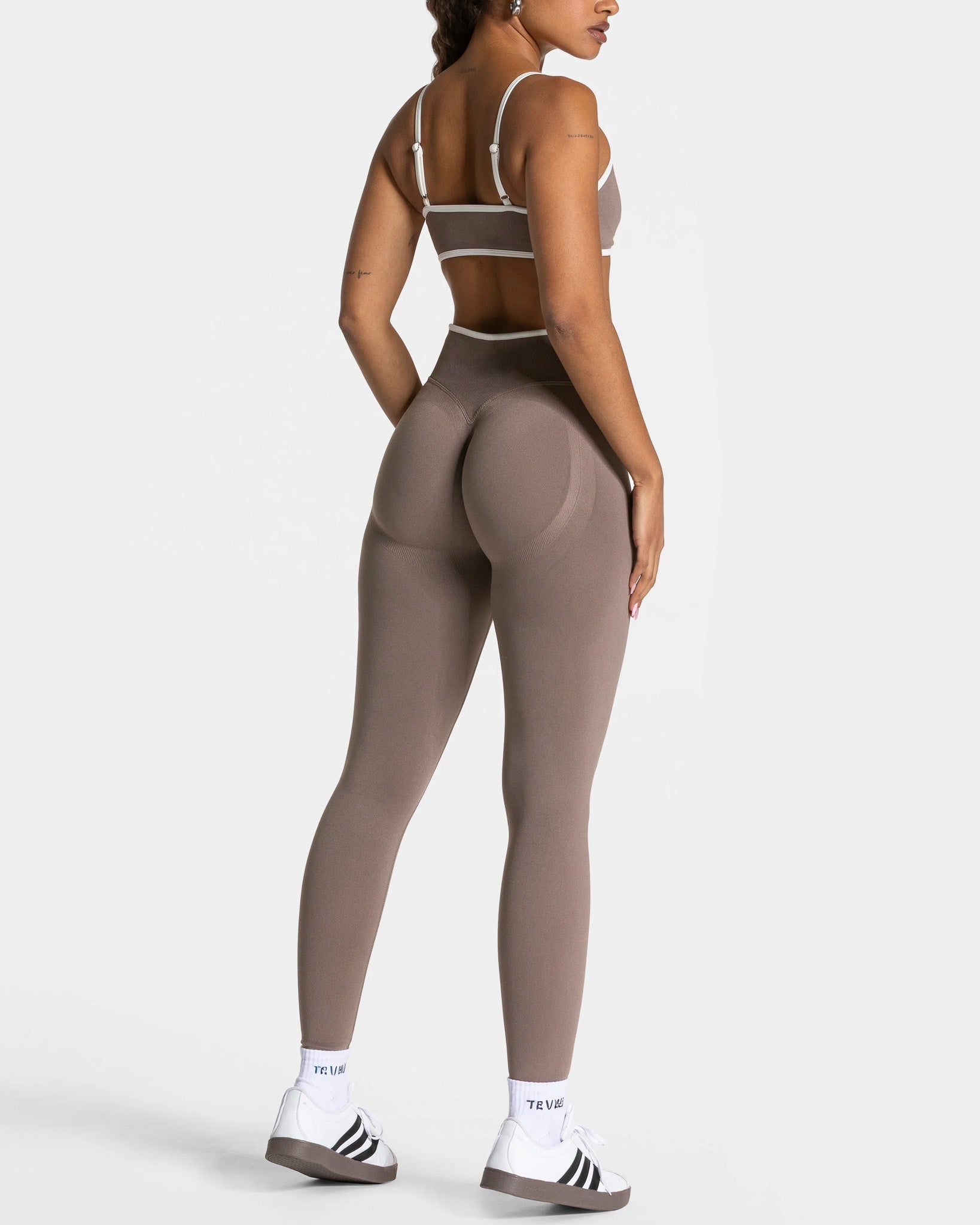 Conjunto Deportivo 2 Piezas Mujer Top Peto y Calza Leggings Gym - FX02