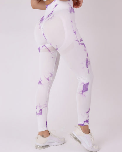 Calza Deportiva Mujer Levanta cola tie dye claro - HY33