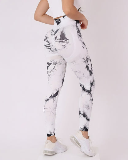Calza Deportiva Mujer Levanta cola tie dye claro - HY33