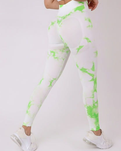 Calza Deportiva Mujer Levanta cola tie dye claro - HY33