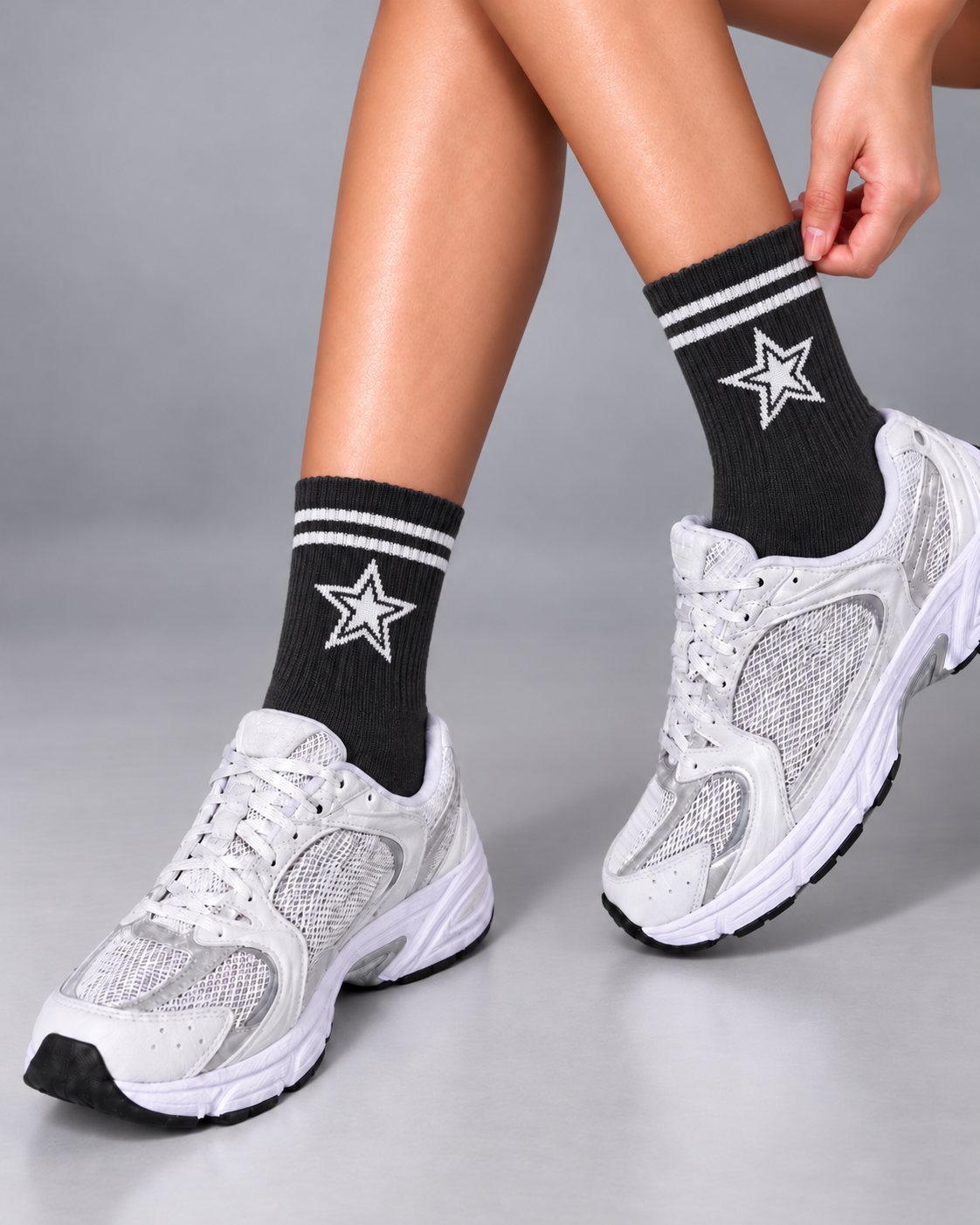 Calcetines Deportivos Retro Star - MD45