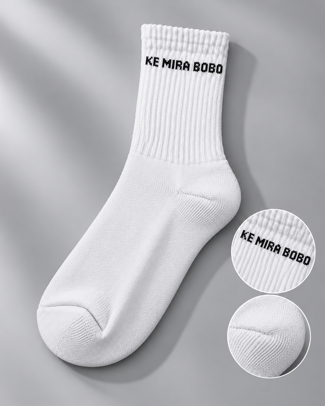 Calcetines Deportivos Ke Mira Bobo - MD56